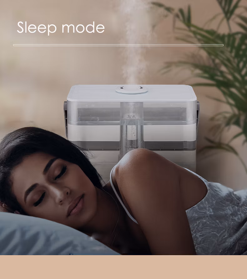 Smart New 6L Kc Certification Hybrid Top Fill Bedroom Large Warm and Cool Mist WiFi Steam Air Humidifier