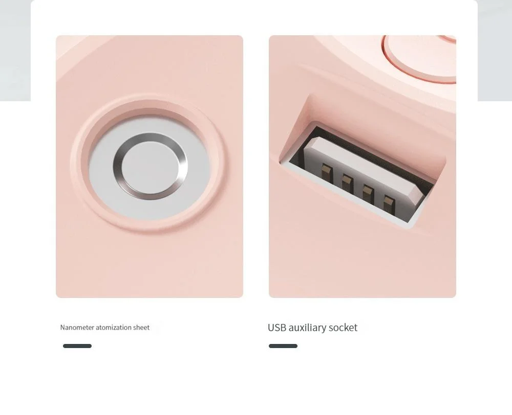 420ml USB Silent Air Humidifier Ultrasonic Aromatherapy Cool Mist with Colorful Night Light Humidifier