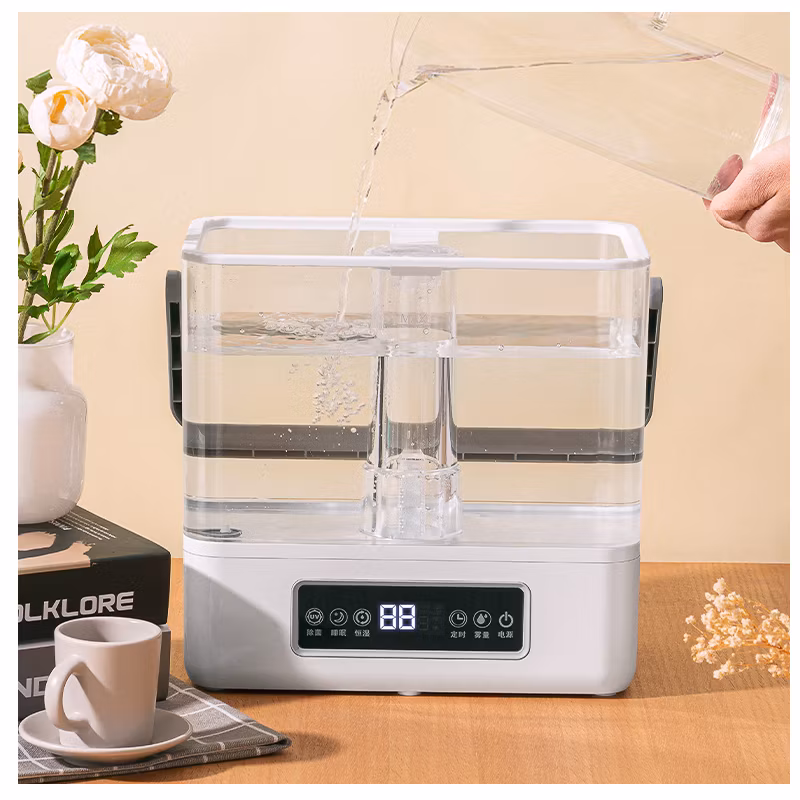Smart New 6L Kc Certification Hybrid Top Fill Bedroom Large Warm and Cool Mist WiFi Steam Air Humidifier