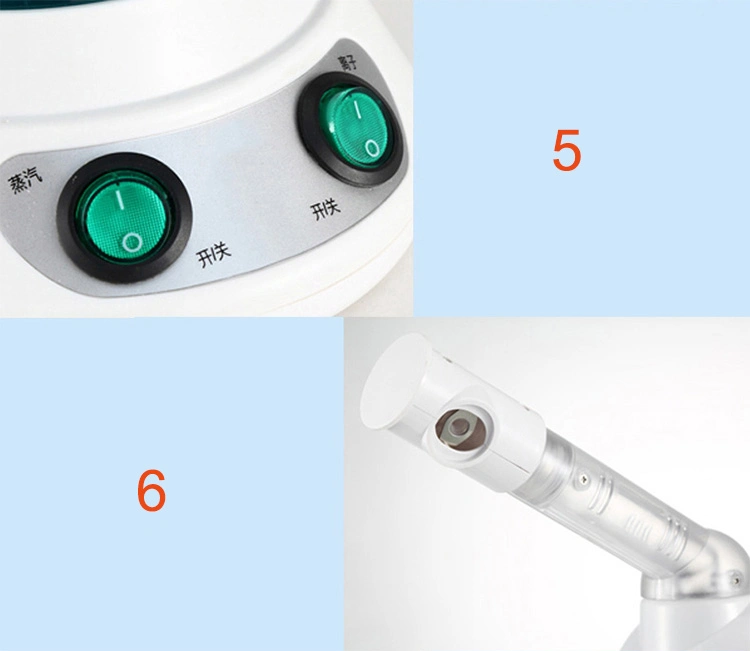 2022 Steamer Vaporizer Facial 2 in 1 Facial Hair Steamers Beauty Equipment