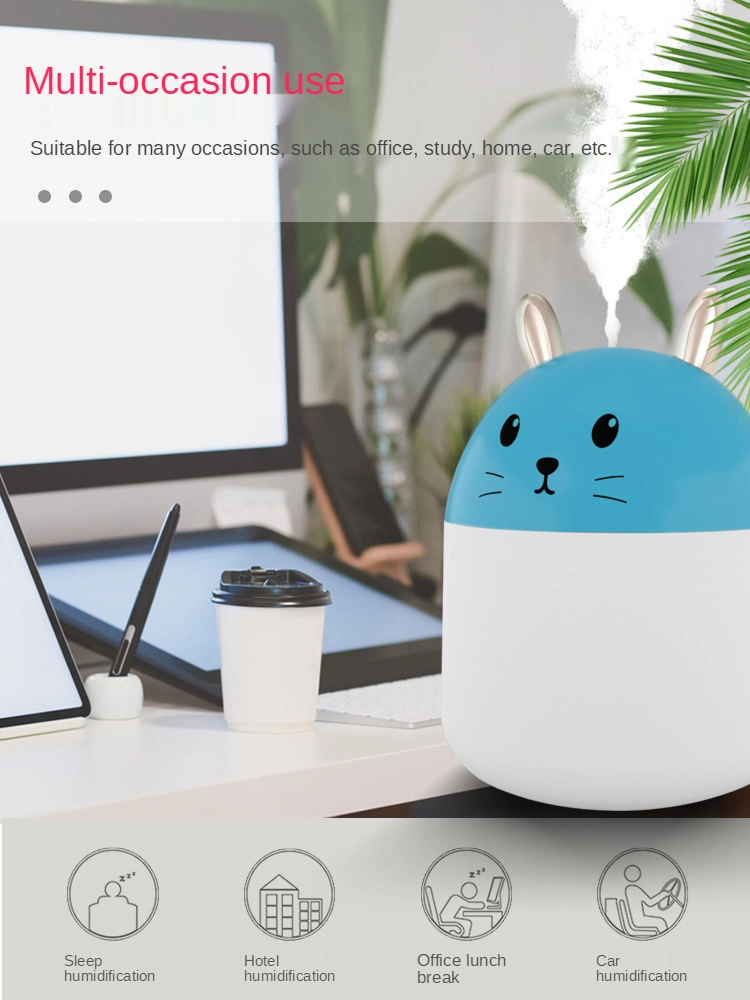 Home Mini Cute USB Ultrasonic Diffuser Wireless Air Humidifier Purifier