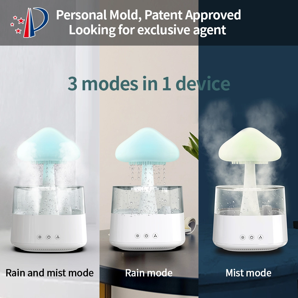 Aroma Diffuser Cloud Shape 7 Colors 300ml Water Tank Capacity Air Humidifier