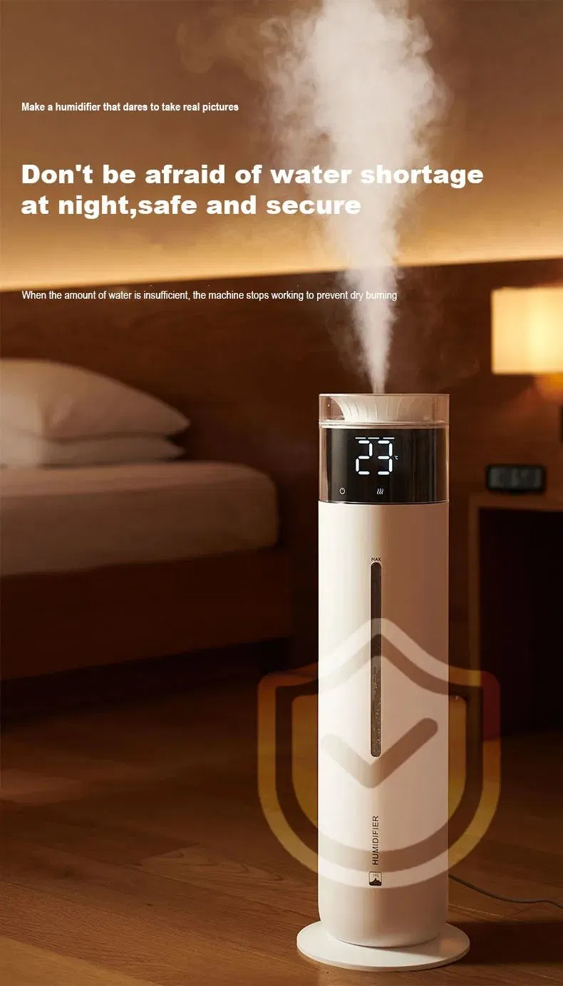 Mzd Cool and Warm Mist Ultrasonic Floor Humidifier