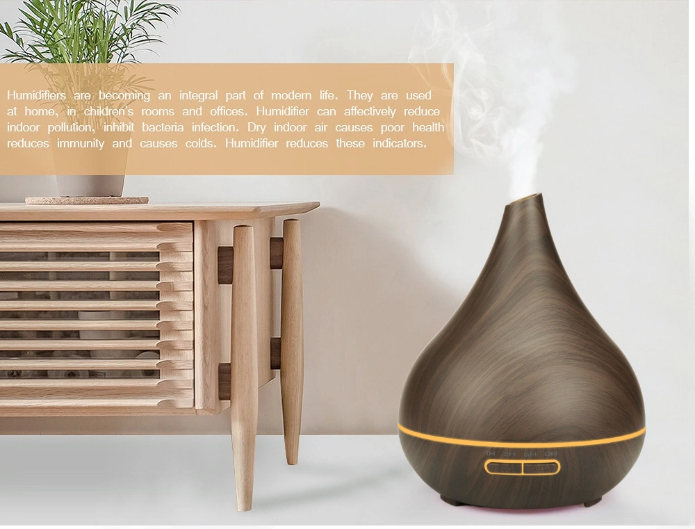 Essential Oil Diffuser 400ml Diffuser Aromatherapy Diffuser Humidifier with Timer and Auto off Health &amp; Personal Care