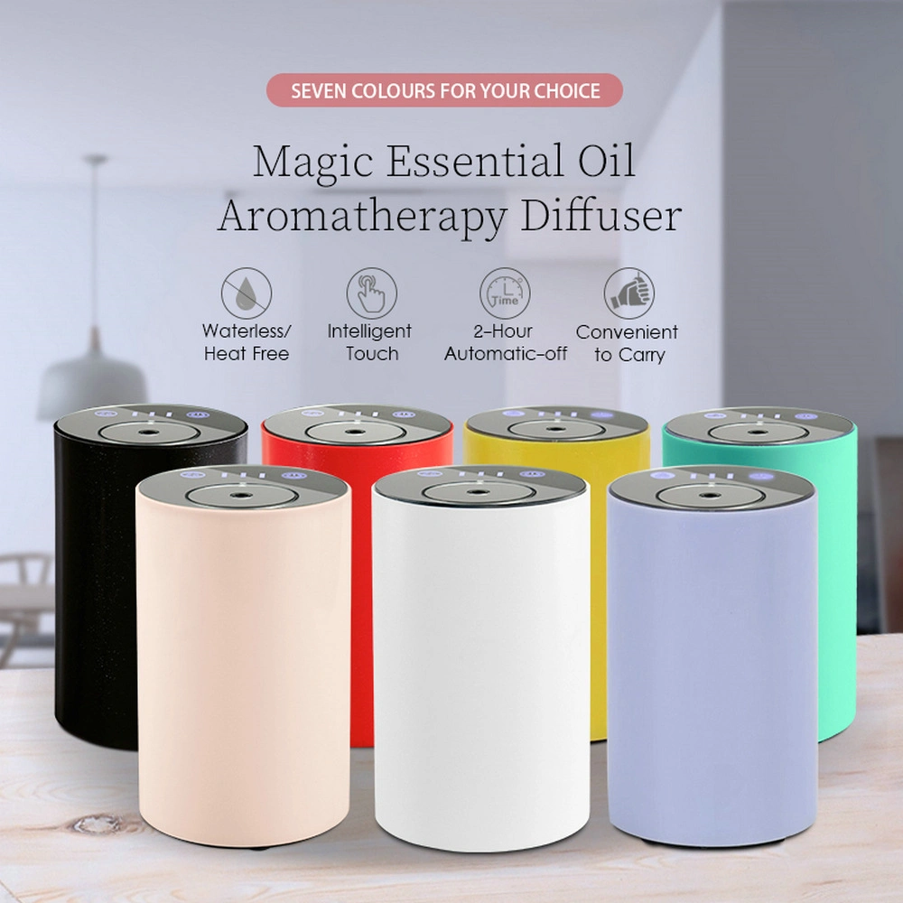 New Arrivals Aromas Pure Essential Oil Diffusers Waterless Diffuser Portable Mini Air Humidifier