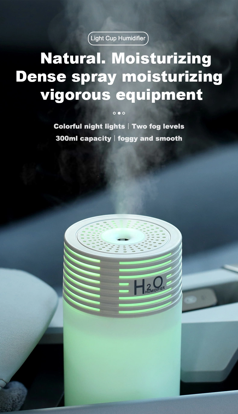 Automatic Nano Spray Automobile Ultrasonic Humidifier USB Portable Large Capacity Household Automobile Air Humidifier