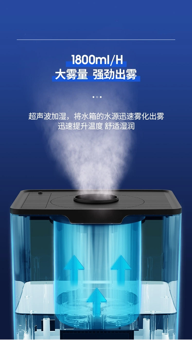 Remote Control Top Filling Ultrasonic Cool Mist Humidifier for Industrial Commercial Household Use