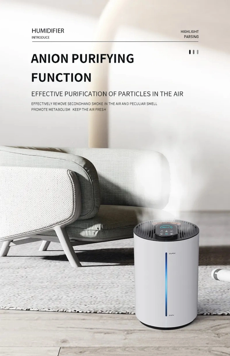 5.5L Top Filling Aroma Anion Sprayer Ultrasonic Warm Cool Mist Air Humidifiers