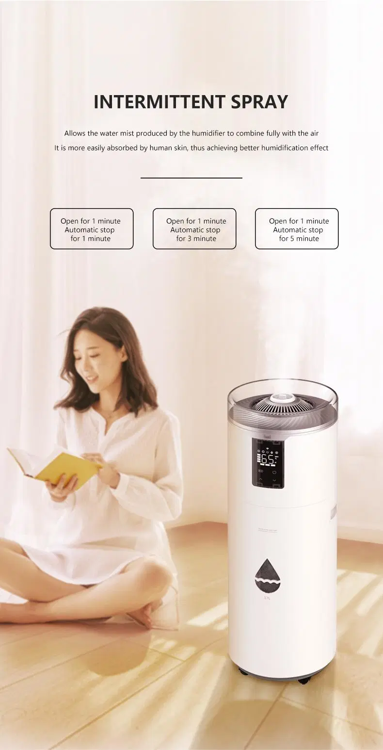 17L Top Filling Ultrasonic Cool Mist Humidifier Air Purifier Aroma Spraer