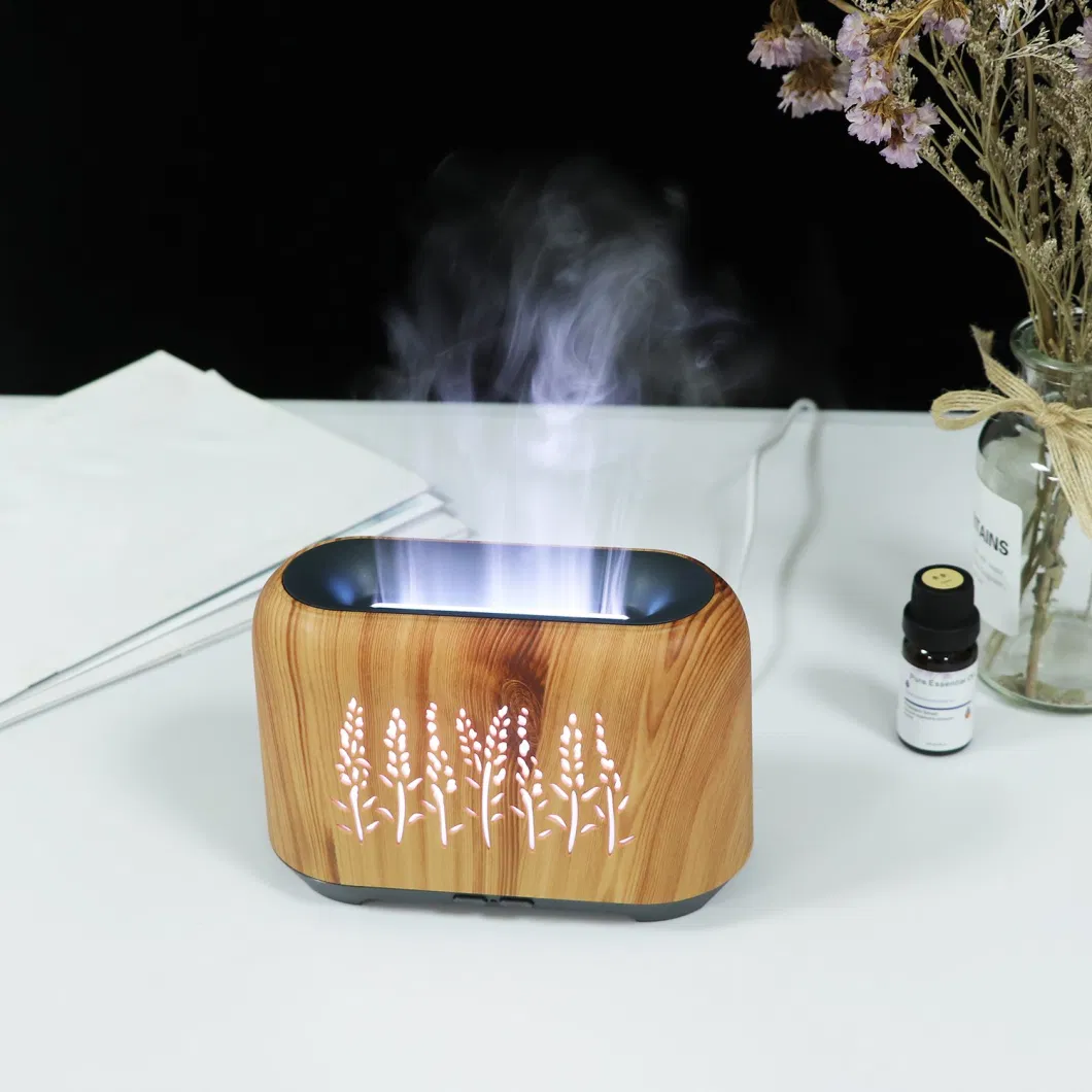 Essential Oil Diffuser Aroma Humidifier with Fire Flame Effect for Home