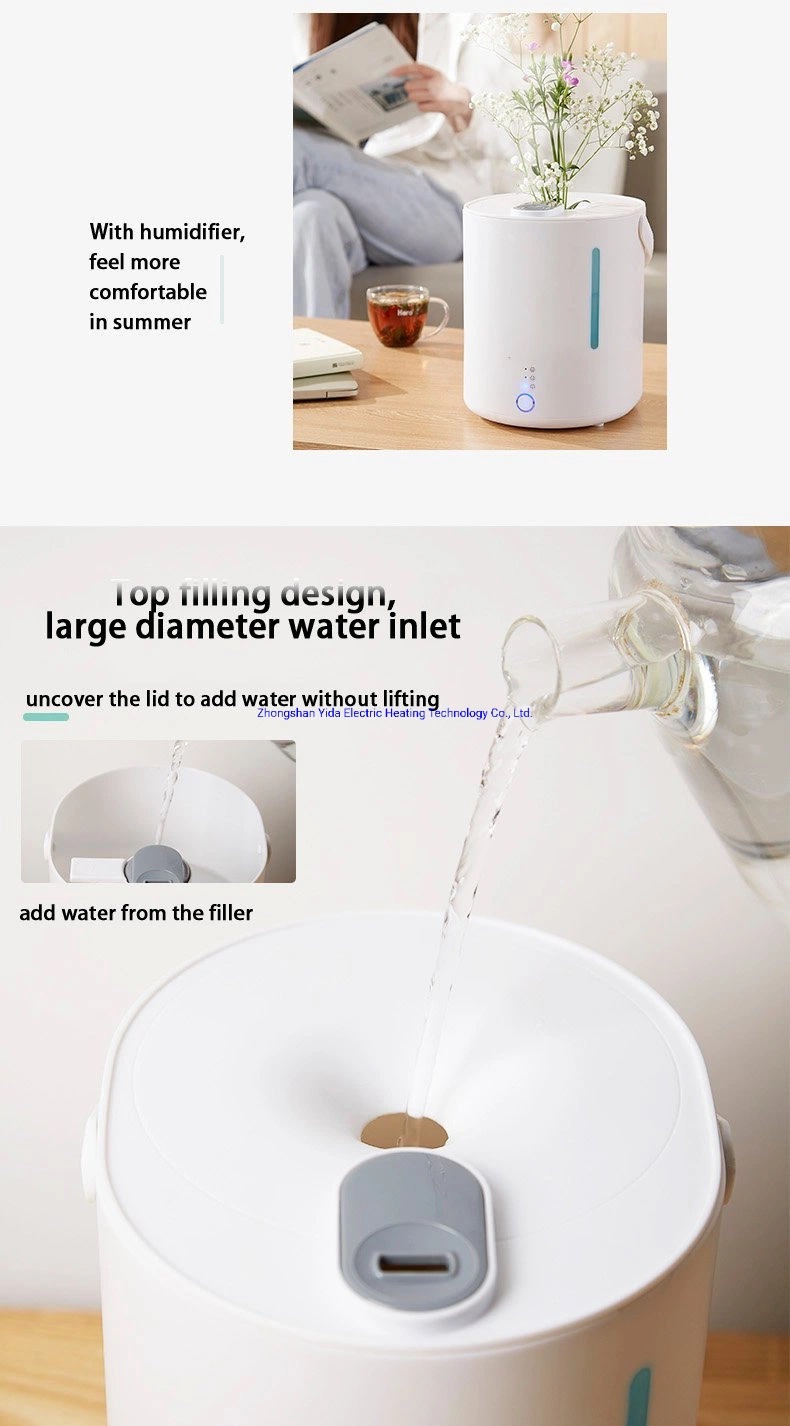 Factory Supply 3L Cool Mist Desktop Humidifier Top Filling Digital Control Ultrasonic Humidifiers