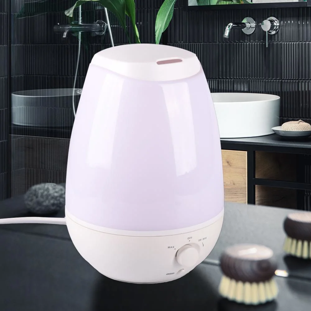 Ultrasonic Humidifier with LED Light Line Multifuction Can Use as Table Lamp