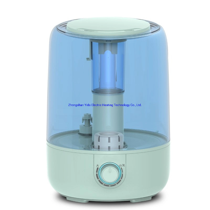 3.8L Large Capacity Transparent Water Tank Cool Mist Ultrasonic Humidifier with Night Light Portable Air Humidifier