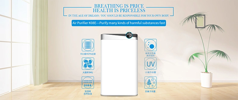 Asthma Sub-Health Reduce Dust Collector Portable Digital Smart WiFi Water Air Purifier Humidifier