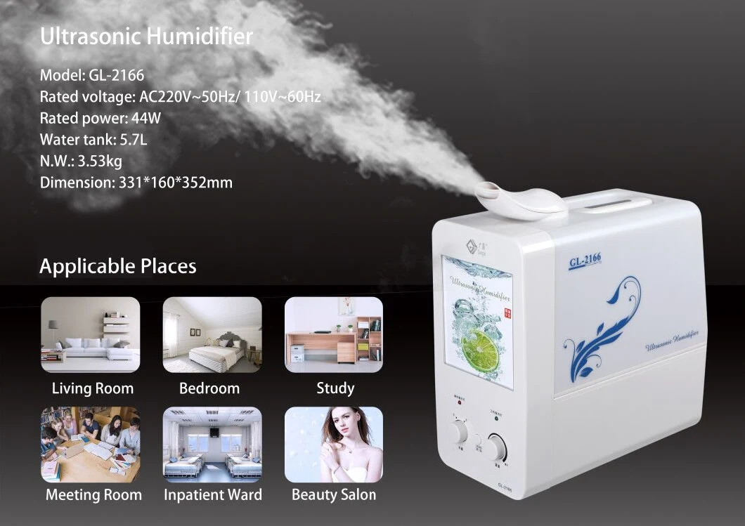 5.7L Humidifier with Timer for Large Room