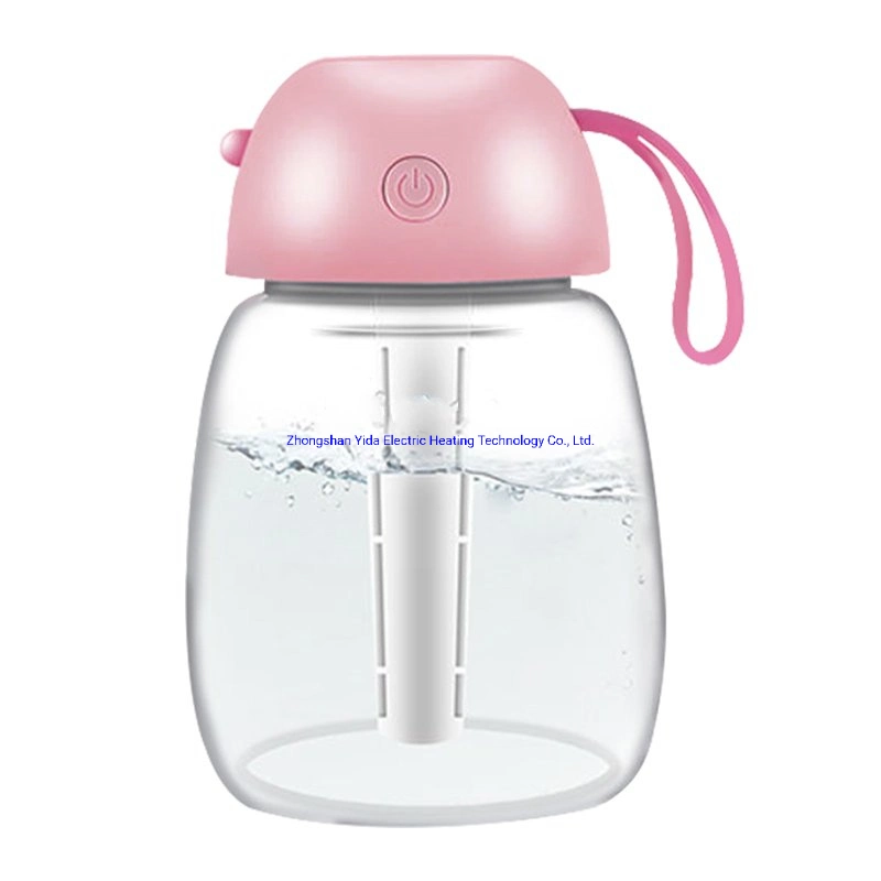 New Design Mini Essential Oil Cool Mist Steam Portable Fragrance Air USB Fantasy Aroma Diffuser Car Humidifier Pink PP