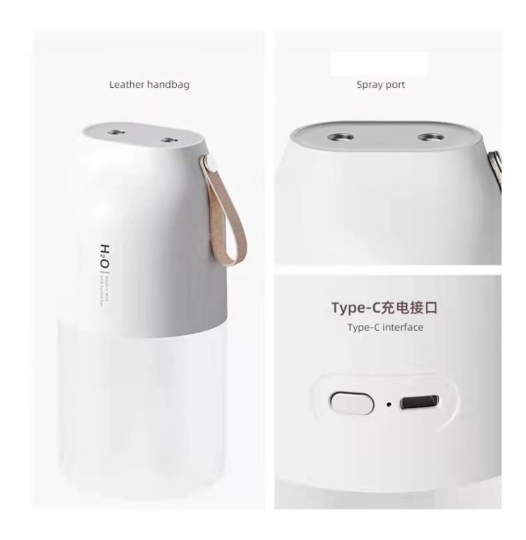 Portable USB Double Spray Mini Aroma Mist Diffuser Air Humidifier for Home Office Car