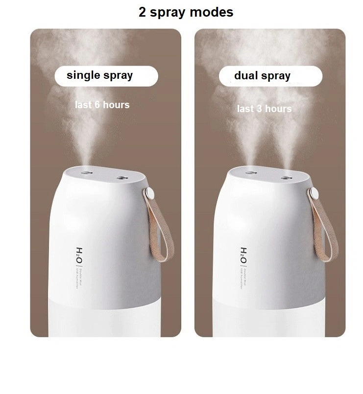 Portable USB Double Spray Mini Aroma Mist Diffuser Air Humidifier for Home Office Car