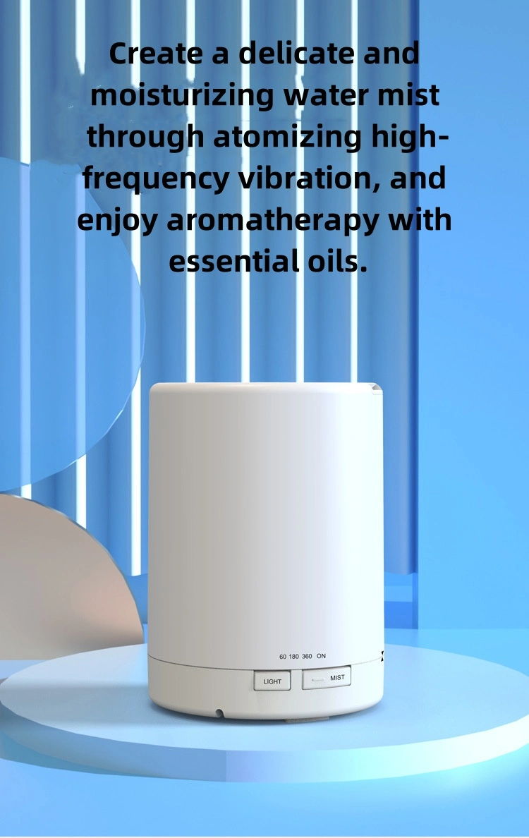 300ml White Color Ultrasonic Fragrant Oil Large Room Humidifier