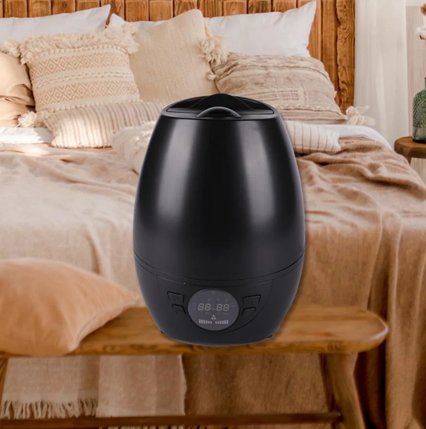 High-End Oval Air Humidifier Matt Surface Ultrasonic Humidifier