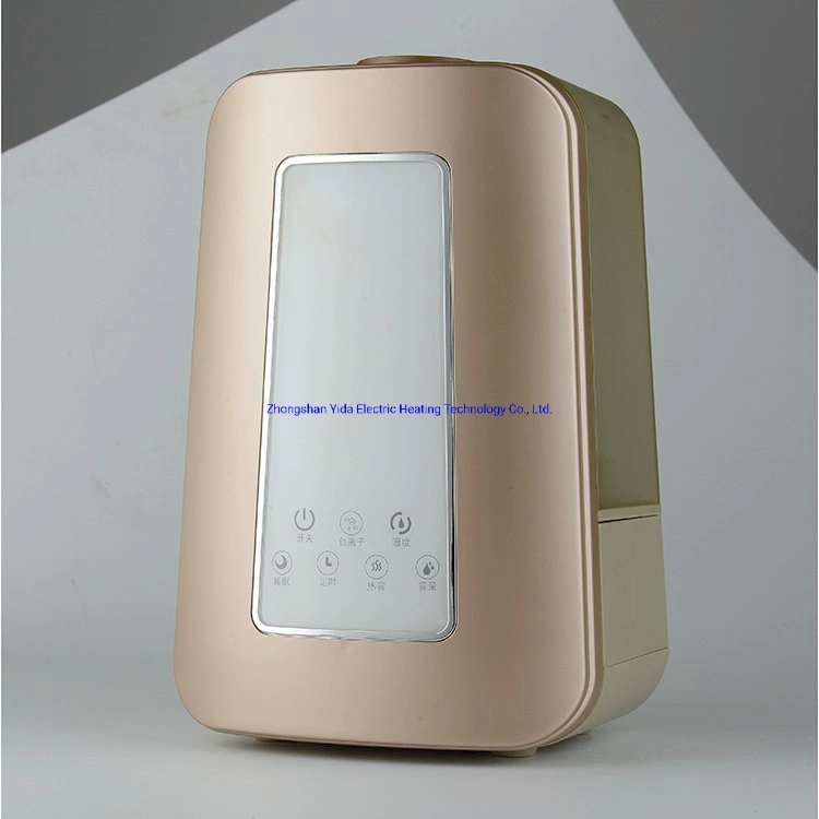 5L Yoga Use Air Humidifier Negative Ion Remote Control Heat Humidifier Double Nozzle Steam Humidifier