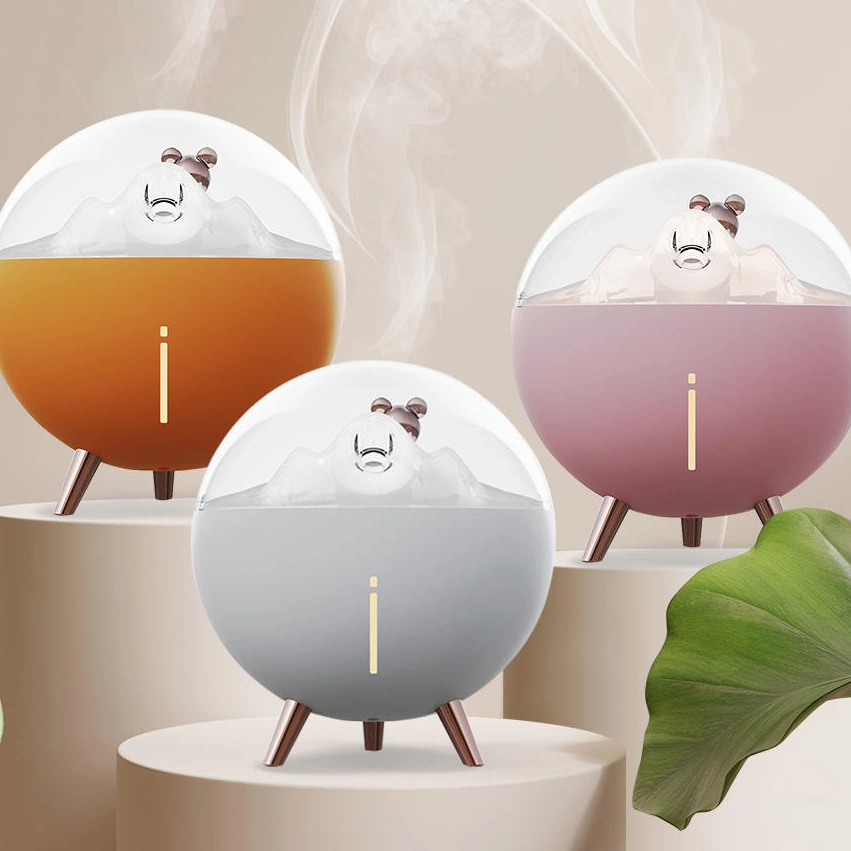 New Arrival USB Mini Cooling Mist Cute Ultrasonic Air Humidifier with Light