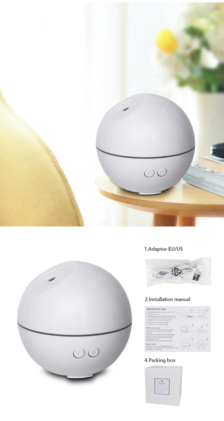 Wholesale Mini Portable Humidifier Diffuser Aroma 60ml USB Ultrasonic Air Humidifier