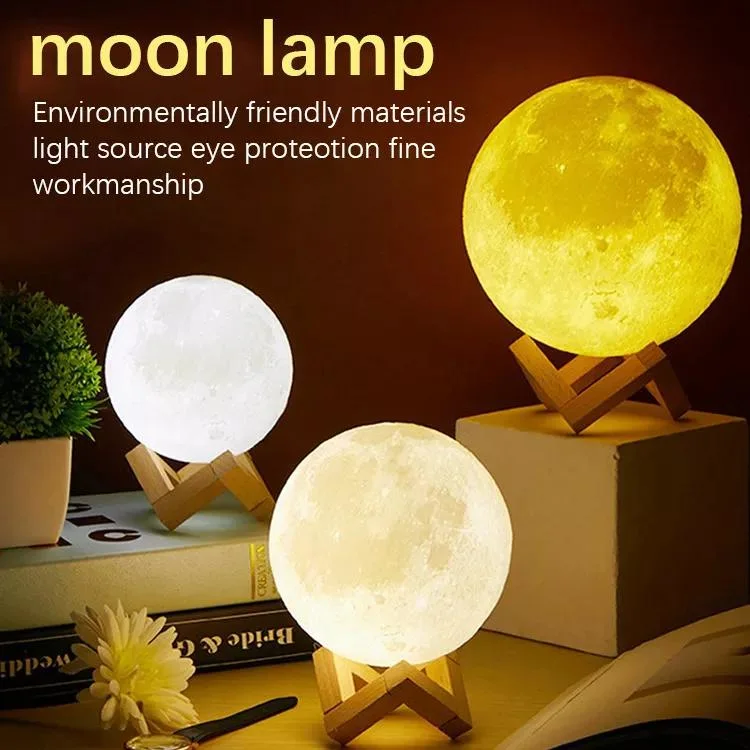 Aromatherapy Essential Oil Water Light Diffuser USB Mini Purifier Waterless Moon Humidifier