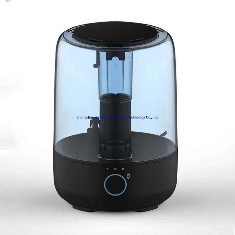 4L Desktop Personal Humidifier Top Filling Humidifier with LED Night Light 3 Level Mist Humidifiers