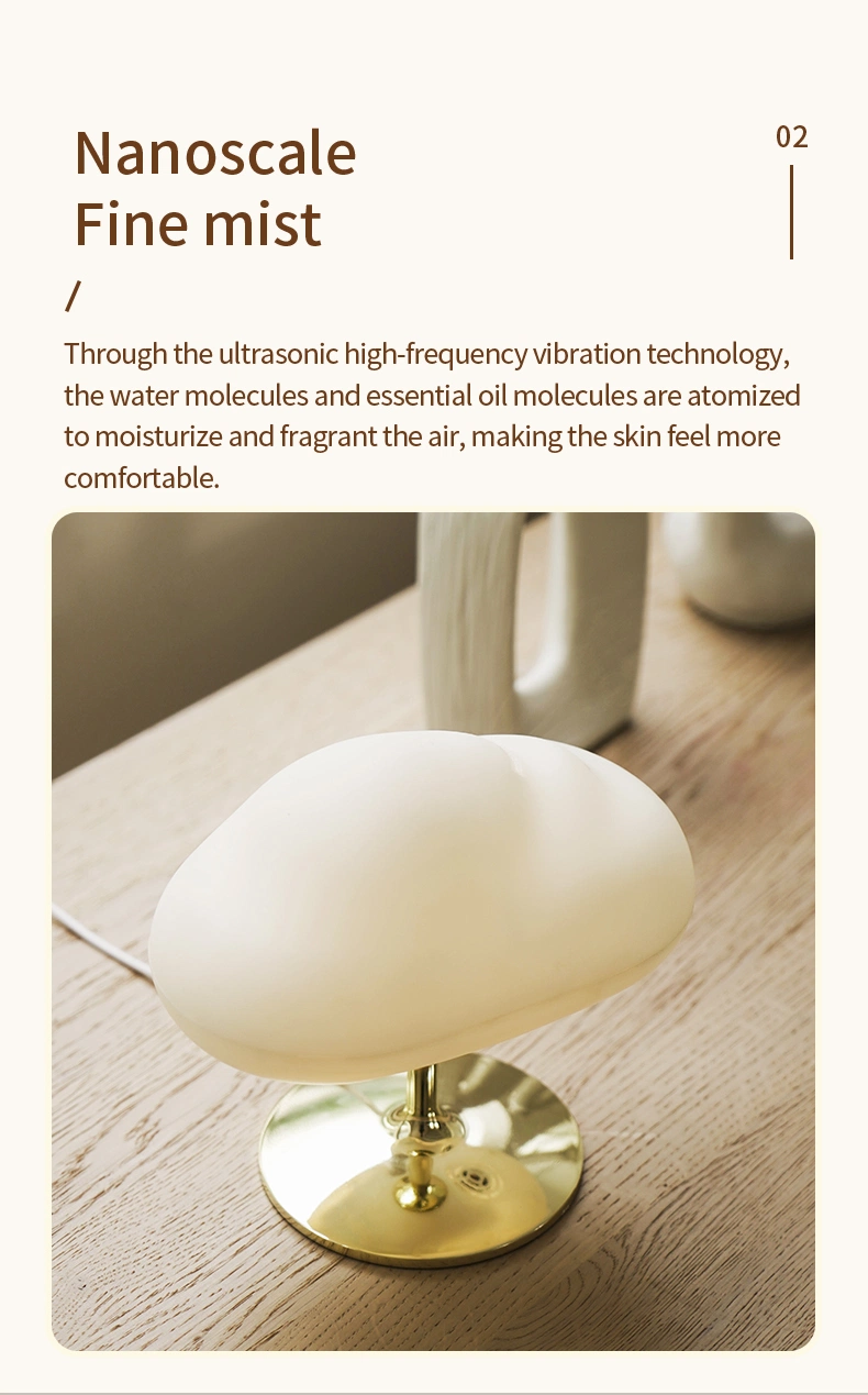 2023 New Product Essential Oil Diffuser 270ml 7 Colors LED Lights Ultrasonic Air Cloud Humidifiers