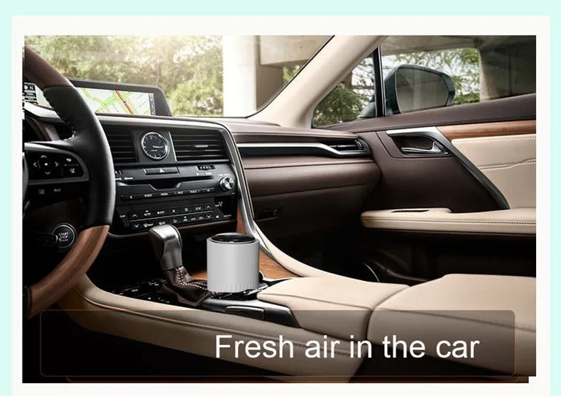 Car Pure Essential Oil Nebulizer Scent Diffuser Waterless Aromatherapy Diffuser Air Humidifier