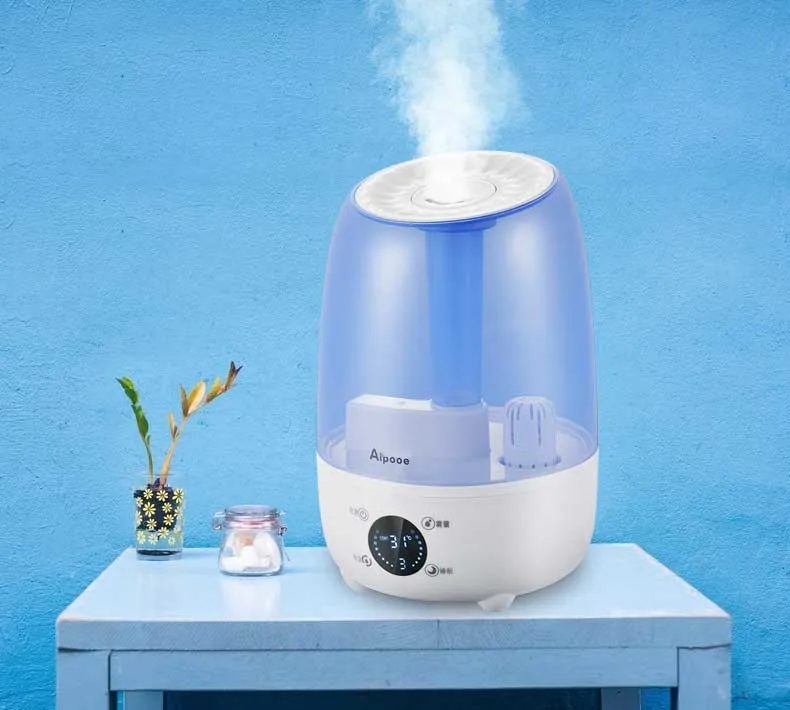 2020 New 4.8L Transparent Water Tank Ultrasonic Cool Mist Humidifier Whisper Quiet for Bedroom