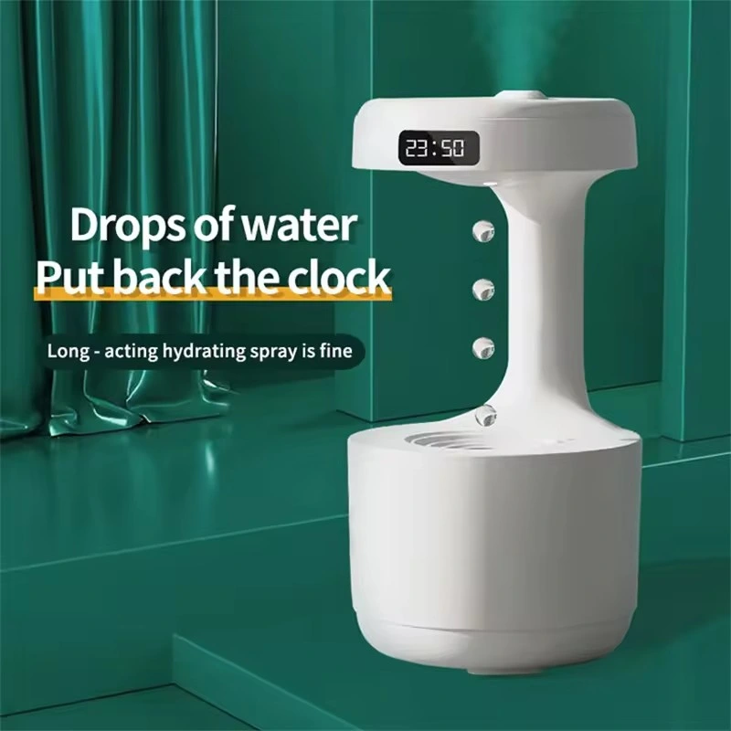 Droplet Backflow Humidifier USB Small Steam Antigravity 800ml Anti Gravity Water Drop Humidifier Diffuser for Desktop Humidifier