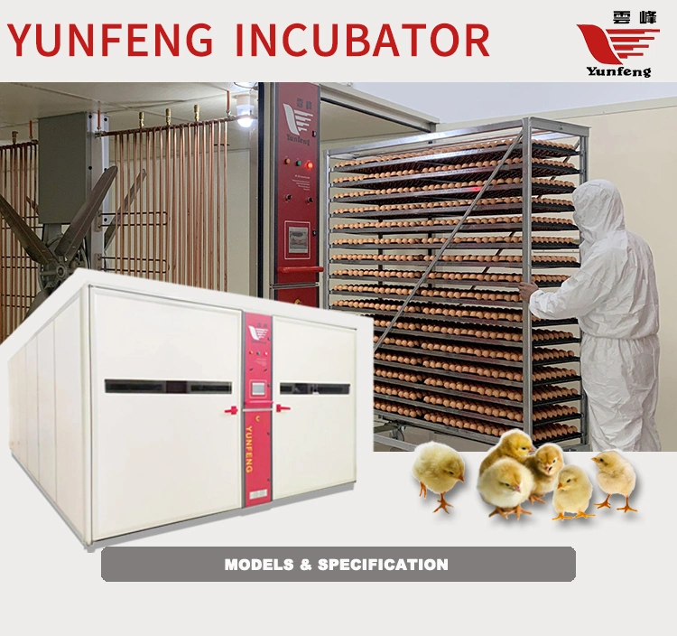 YFDF-576SL 2024 new model egg incubator chicken large capacity 57600 industrial hatching machine humidifier