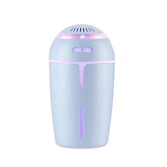 Portable Mini USB Air Purifier Atomization LED Aroma Diffuser Humidifier Without Fan Light