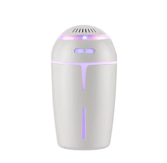 Portable Mini USB Air Purifier Atomization LED Aroma Diffuser Humidifier Without Fan Light