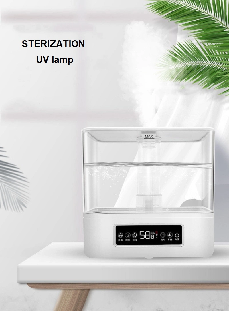 WiFi Top Filling Transparent Tank Aroma UV Timer Ultrasonic Cool Warm Mist Humidifier