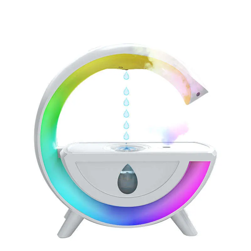 New Anti-Gravity Humidifier with Colorful Atmosphere Light for Household Use