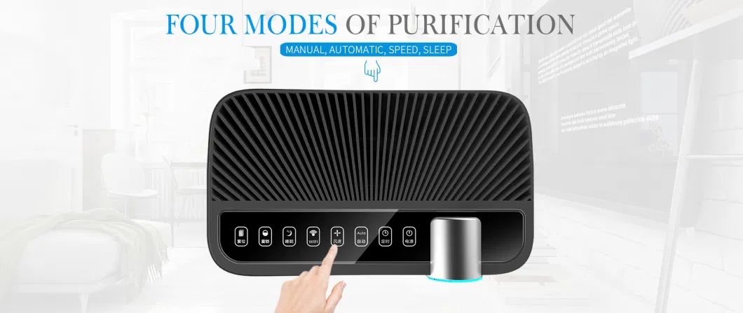 Platinum Smart Air Purifier Humidifier for Large Room, UV Ionizer WiFi Air Cleaner Eliminate Smoke Dust Allergens