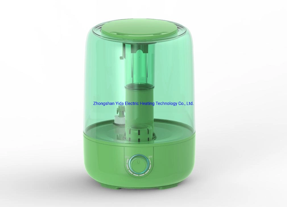 3.8L Large Capacity Transparent Water Tank Cool Mist Ultrasonic Humidifier with Night Light Portable Air Humidifier