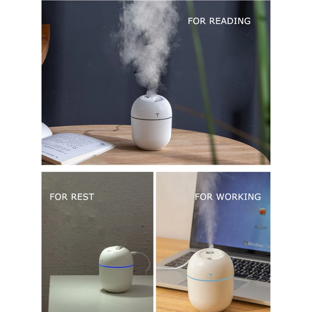 Rechargeable USB Personal Mini Humidifier Portable Small Quiet with Light Effect Wyz23229