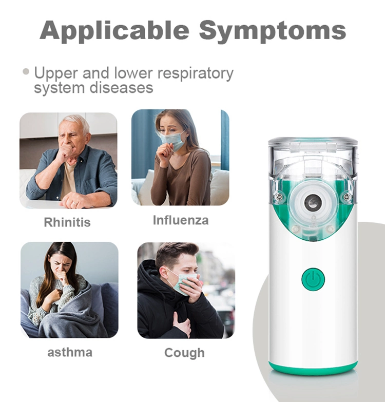 Home Portable USB Nebulizer Rechargeable Battery Inhaler Pocket Mesh Ultrasonic Nebulizer