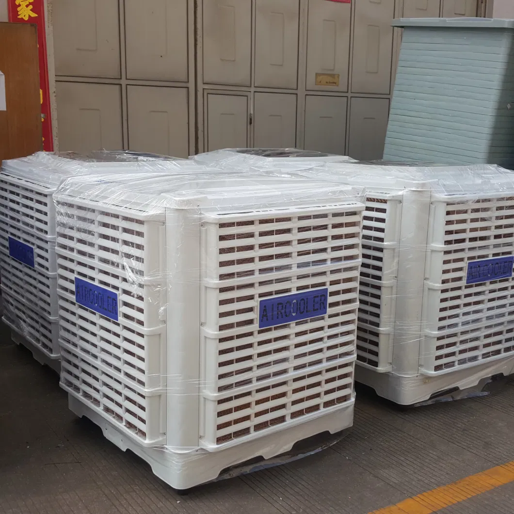 50000 Airflow 4.5 Kw Wet Curtain No Freon Water Air Cooling Fan