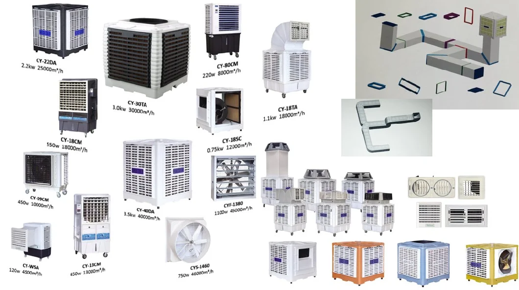 20000m3/H Industrial Centrifugal Evaporative Air Cooler-Top/Side/Down Discharge