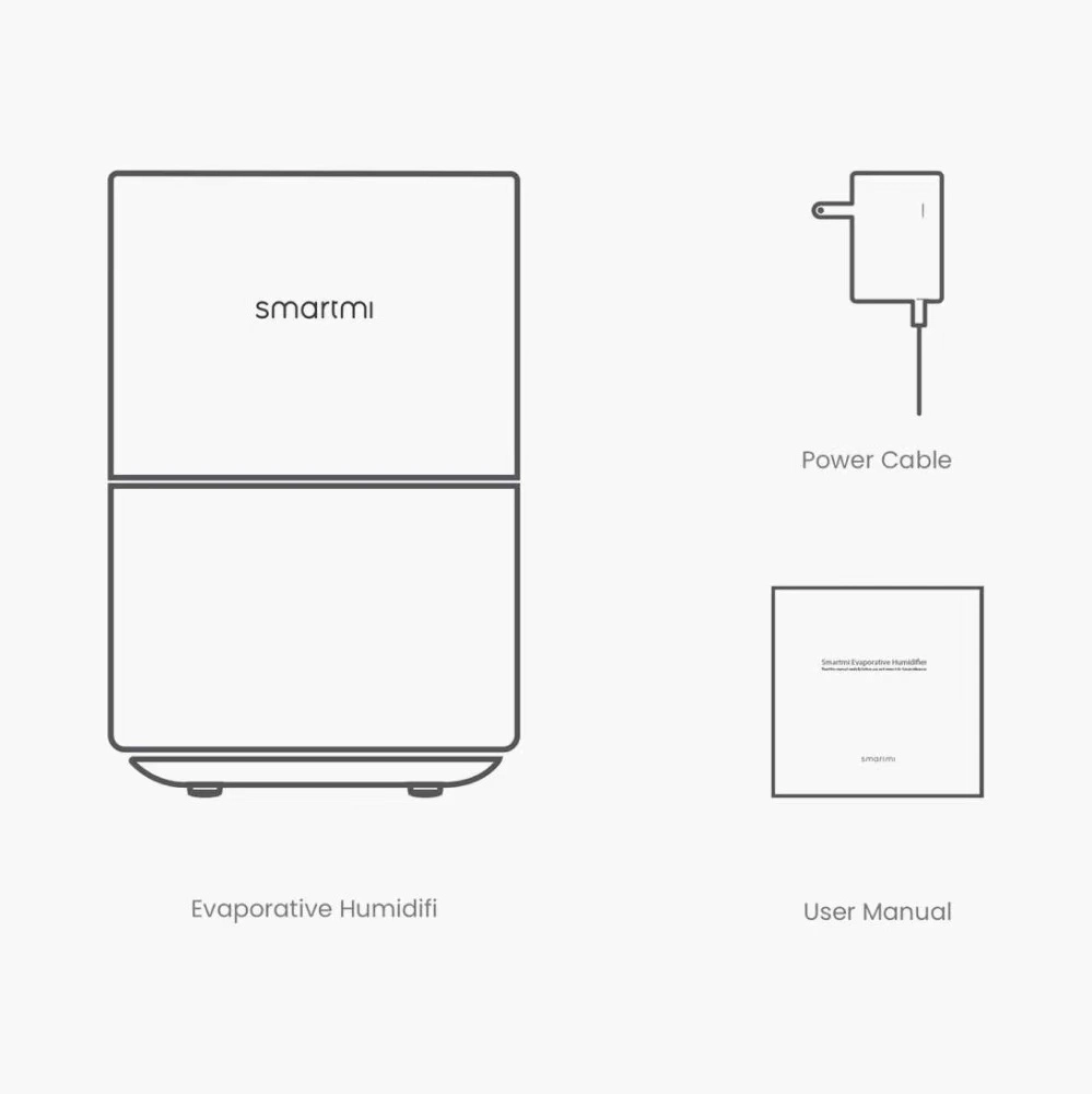 Smartmi Portable Air Dust Purifier Home HEPA Air Purifier with Humidifier