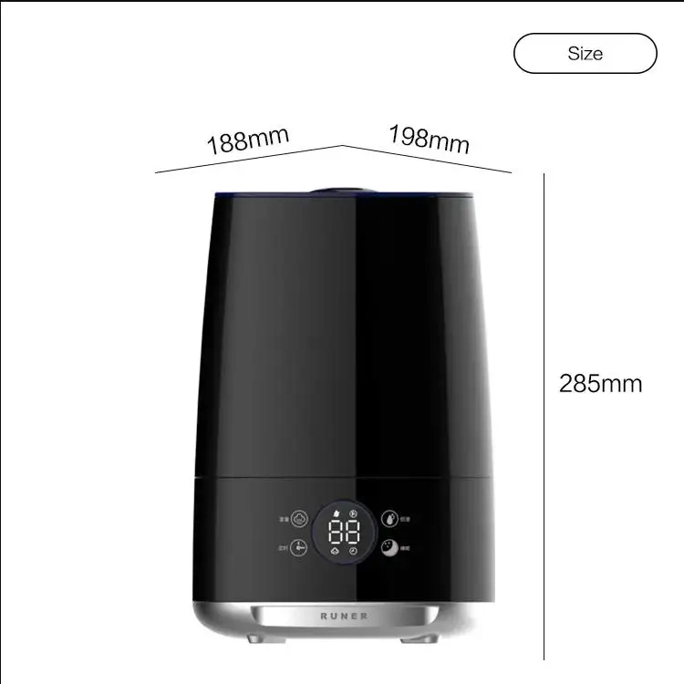 Top Filling Aroma Diffuser Umidificador Cool Mist Humificadores Home Ultrasonic Air Humidifiers