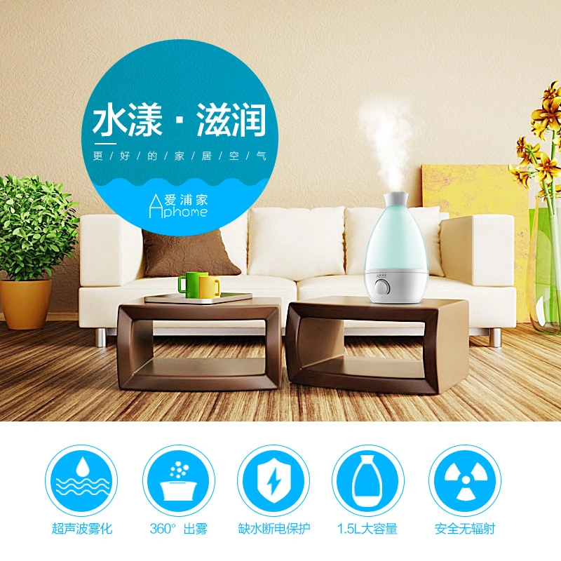 Cute Waterdrop Design Night Light Air Humidifier Essential Oil Diffuser Aroma Diffuser Ultrasonic Humidifier Household for Baby