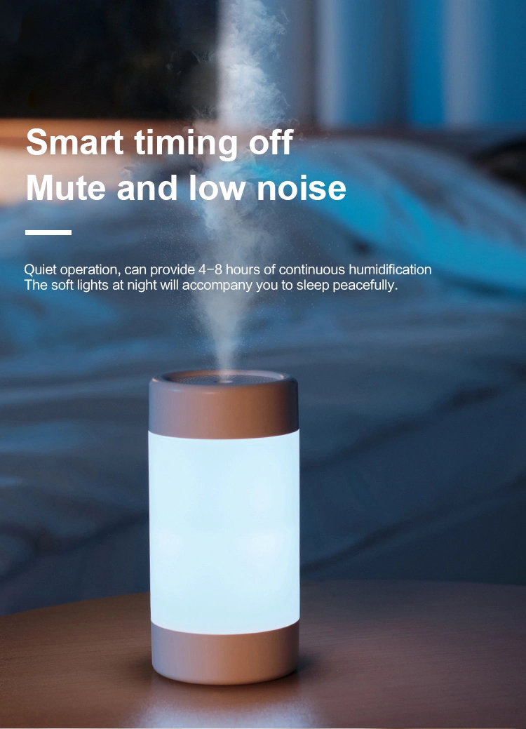 2021 New OEM Home Air Electronic Ultrasonic Large Cool Mist Top Fill Humidifier Colourful Night Lamp USB LED Night Light with Humidifiers for Baby Bedroom