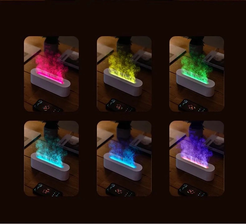 150ml New Essential Oil Aroma Diffusers Ultrasonic USB Diffuser Flame Humidifier