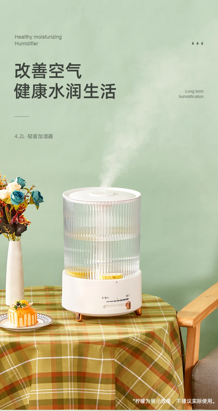 New 4.5L Cool Mist Ultrasonic Top Filling Humidifier Aromatherapy Humidifier 7 Color Changing Night Light Air Humidifier